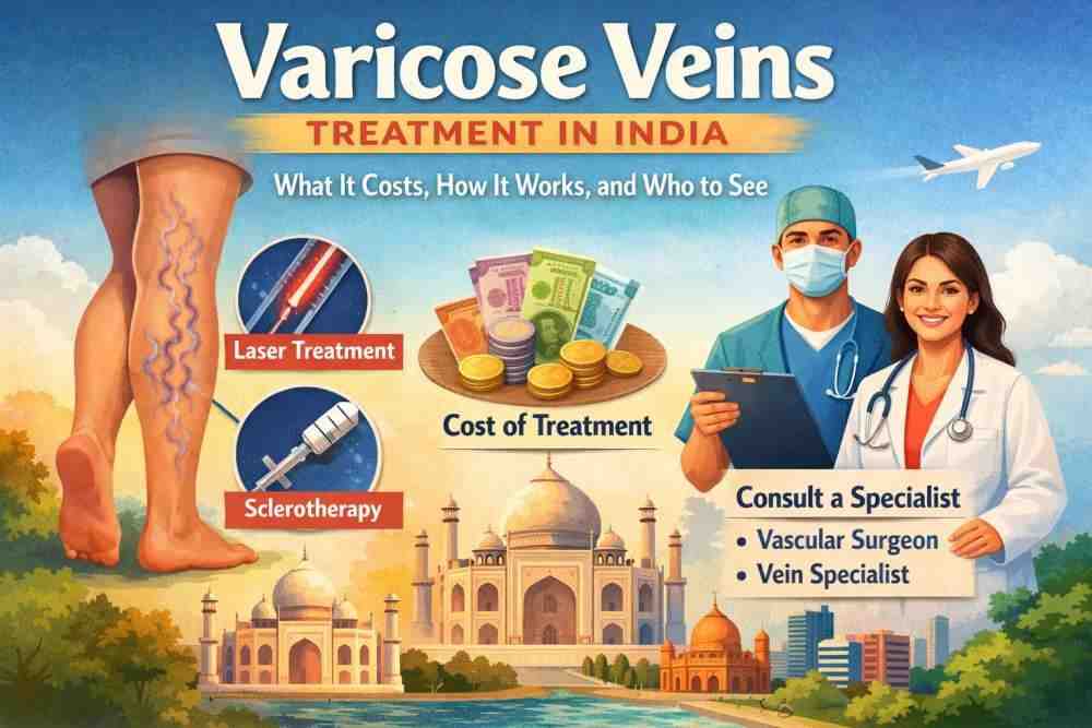 Varicose Veins Treatment in India: What It Costs, Work