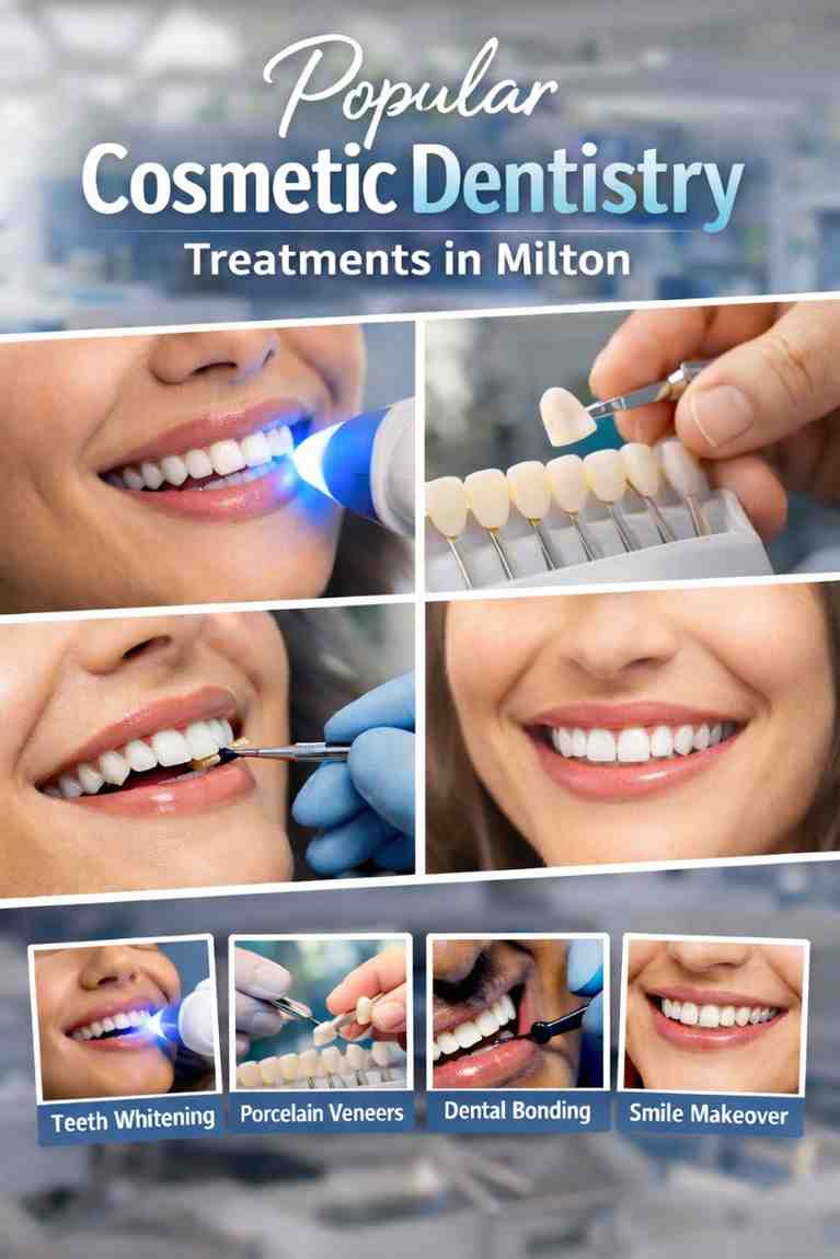 Popular Cosmetic Dentistry Treatments in Milton