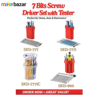 7 Bits Screw Driver Set with Tester 1