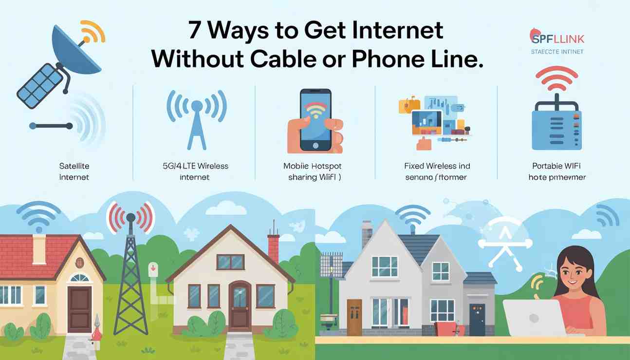 7 Ways to Get Internet Without Cable or Phone Line