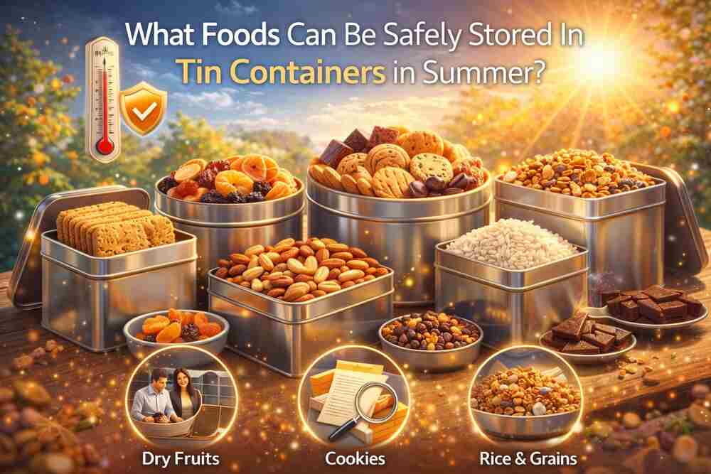 What Foods Can Be Stored In Tin Containers in Summer?