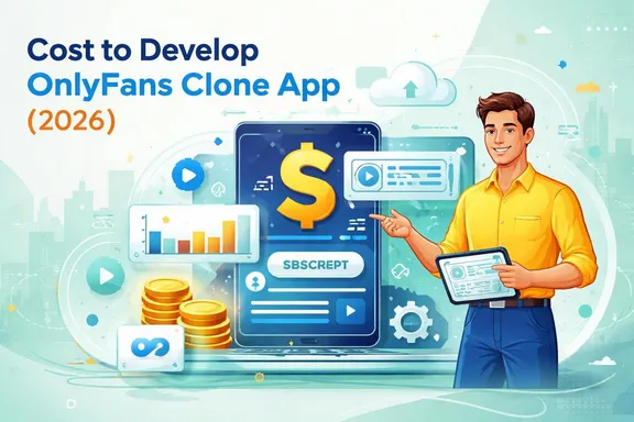 Cost to Develop OnlyFans Clone App (2026 Guide)