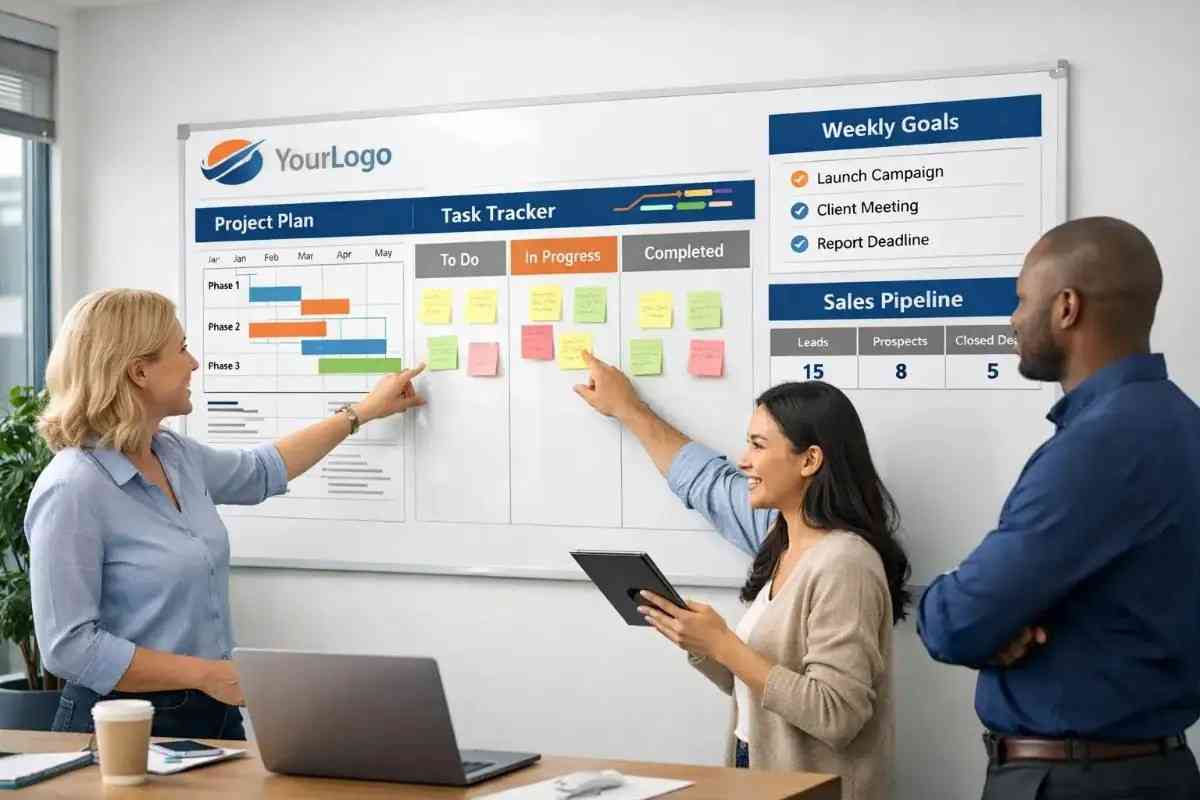 Personalised Magnetic Whiteboards for Your Office Space