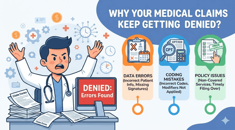 Why Your Medical Claims Keep Getting Denied?