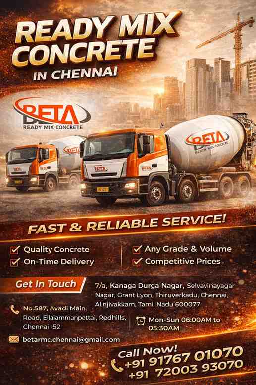 Ready Mix Concrete in Chennai