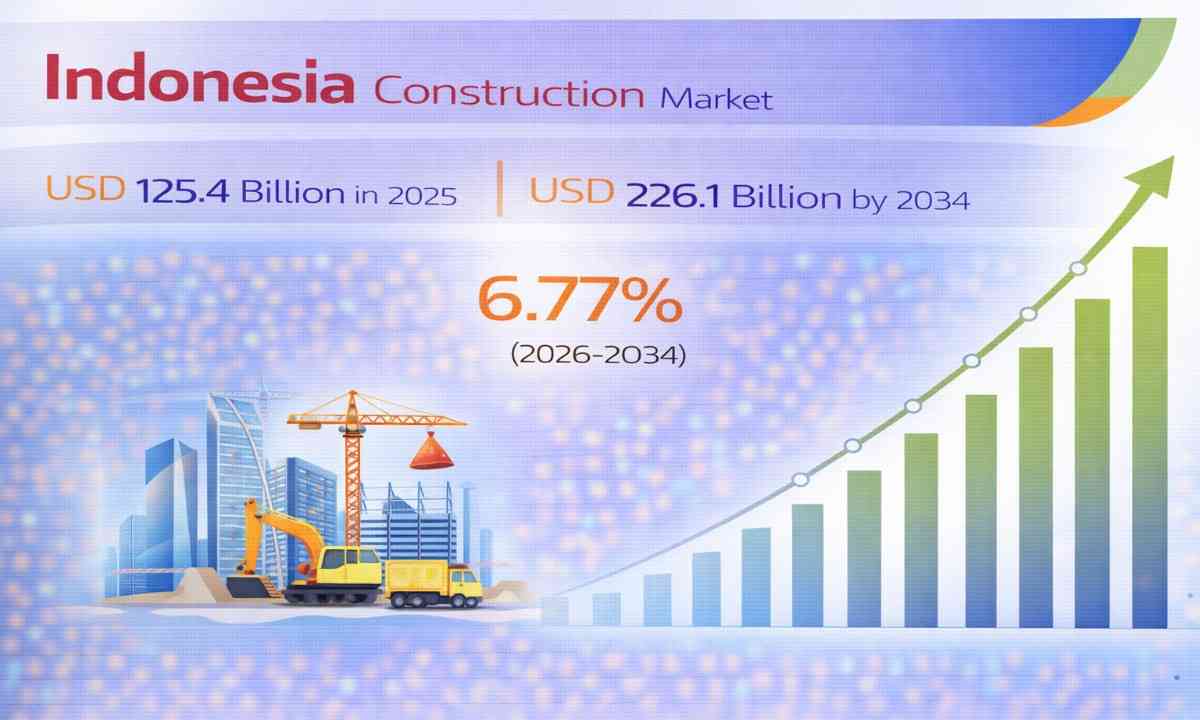 Indonesia Construction Market Share & Report 2026–34