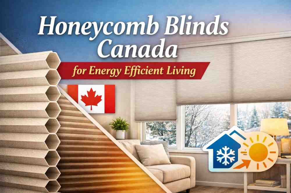 Honeycomb Blinds Canada for Energy Efficient Living