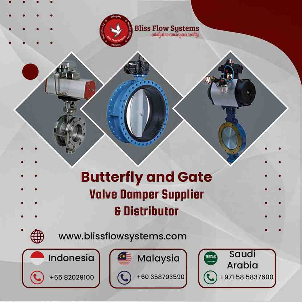Butterfly and Gate Valve Damper Supplier & Distributor