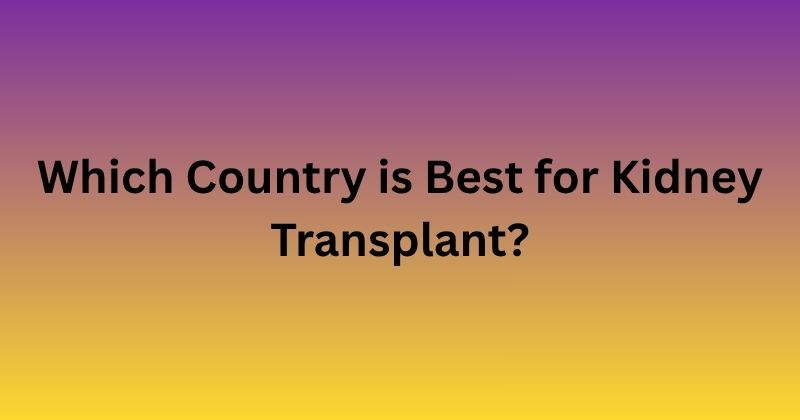 Which Country is Best for Kidney Transplant?