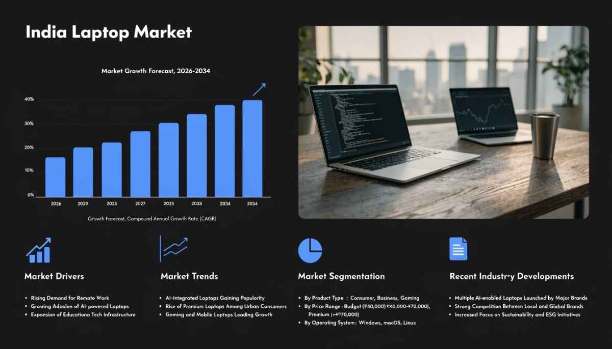India Laptop Market 2026–2034 | Trends and Growth