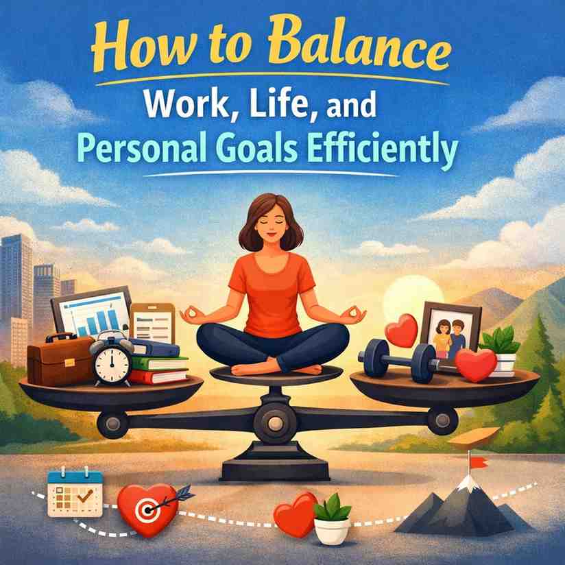 How to Balance Work, Life & Personal Goals Efficiently