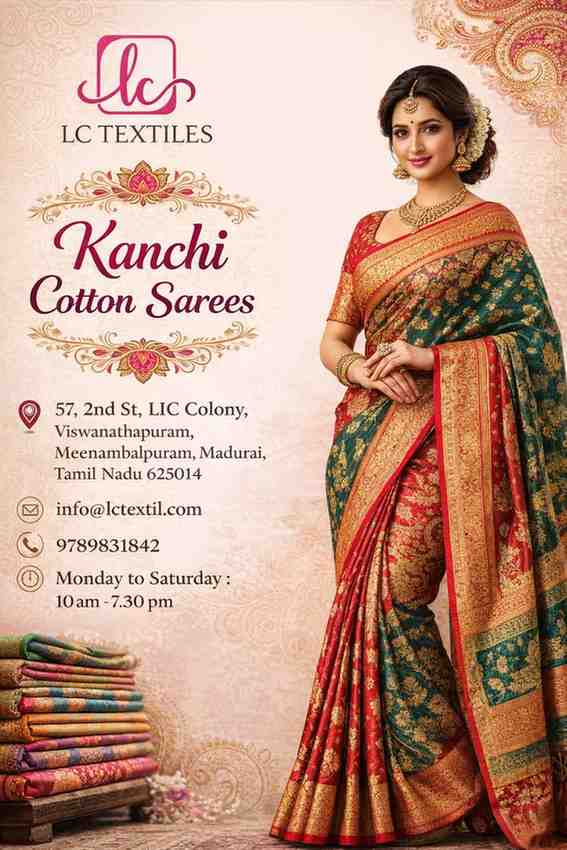 Kanchi Cotton Sarees
