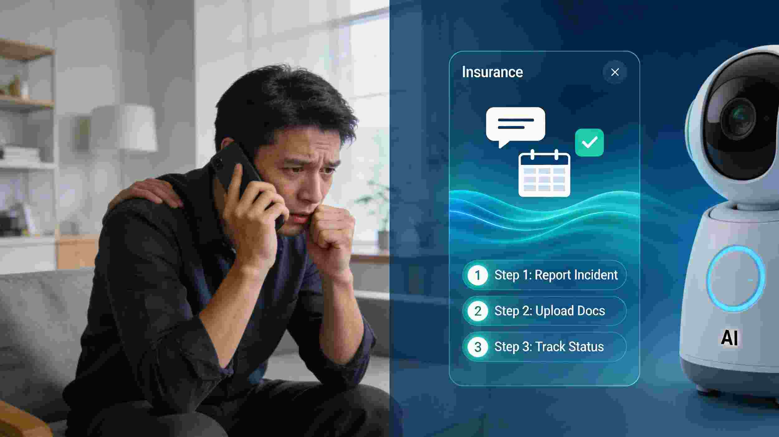 Voice AI for Insurance in High-Stress Moments Now