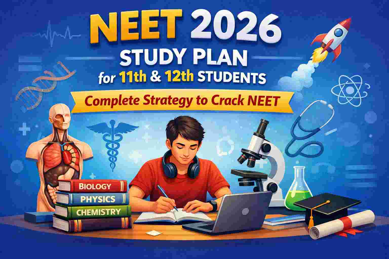 NEET 2026 Study Plan for 11th & 12th Students