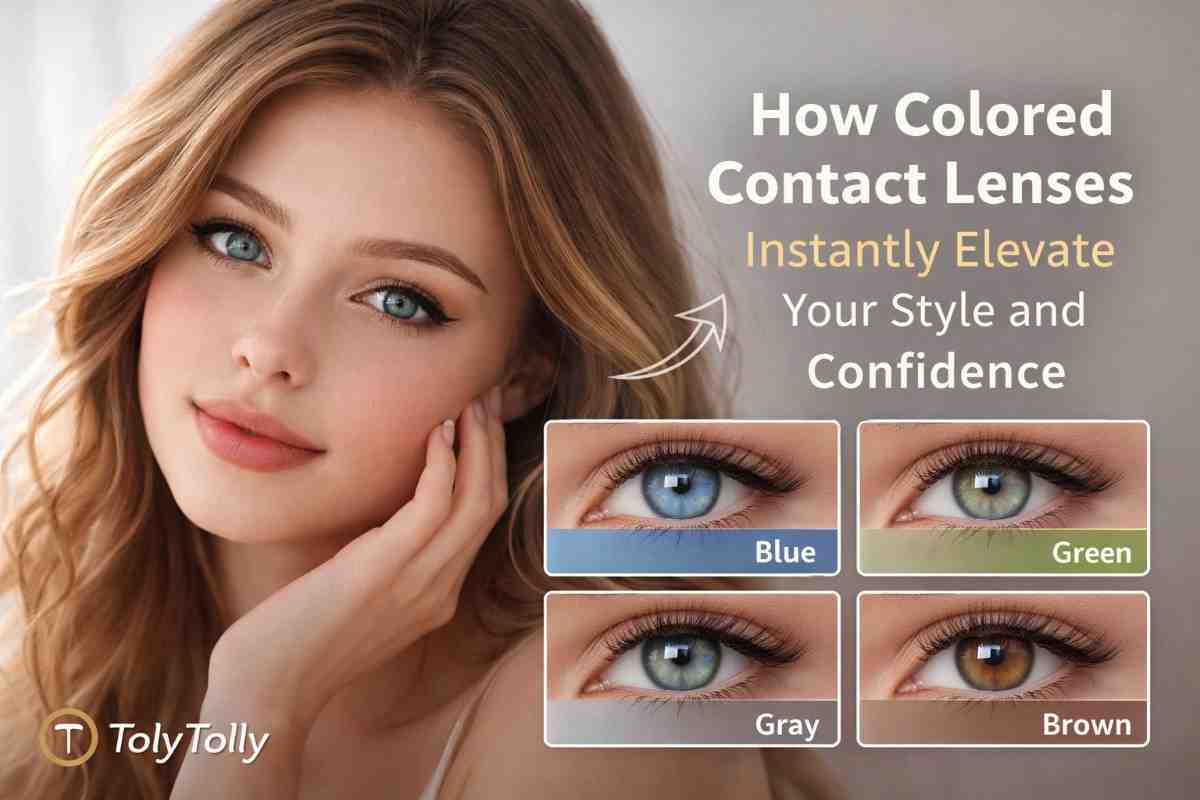 How Colored Contact Lenses Boost Style & Confidence