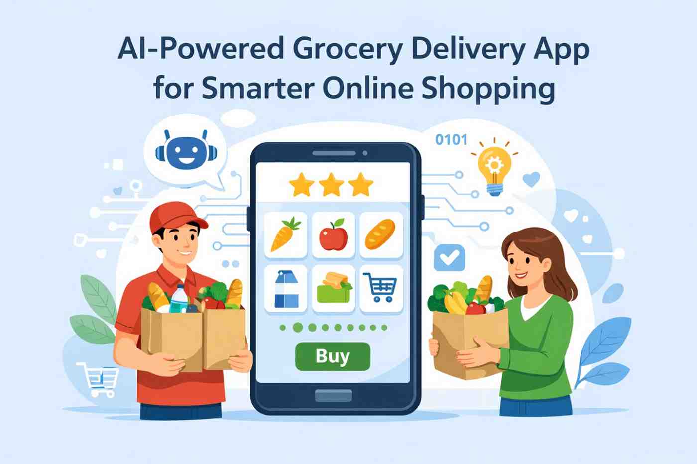 AI-Powered Grocery Delivery App for Online Shopping