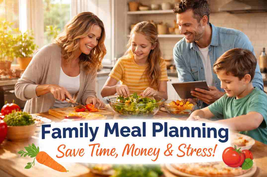 Family Meal Planning Tips to Save Time, Money & Stress