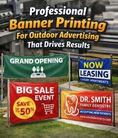Professional Banner Printing for Outdoor Advertising