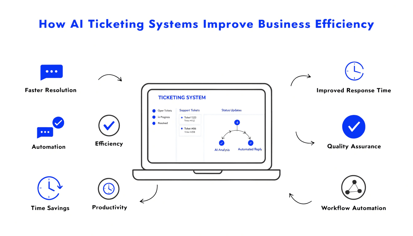 How AI Ticketing Systems Improve Business Efficiency