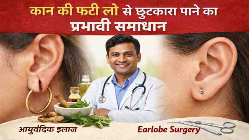 कान की फटी लौ से छुटकारा पाने का प्रभावी समाधान