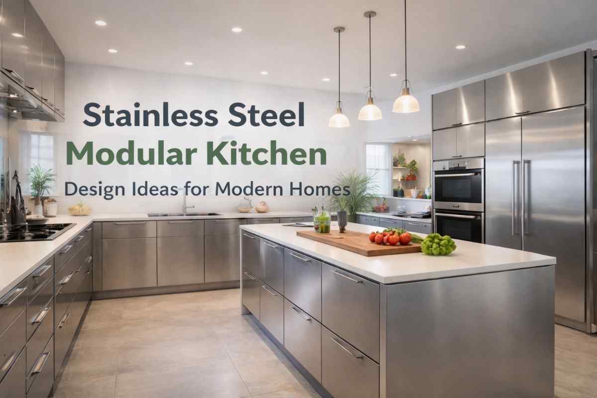 SS Modular Kitchen Design Ideas for Modern Homes