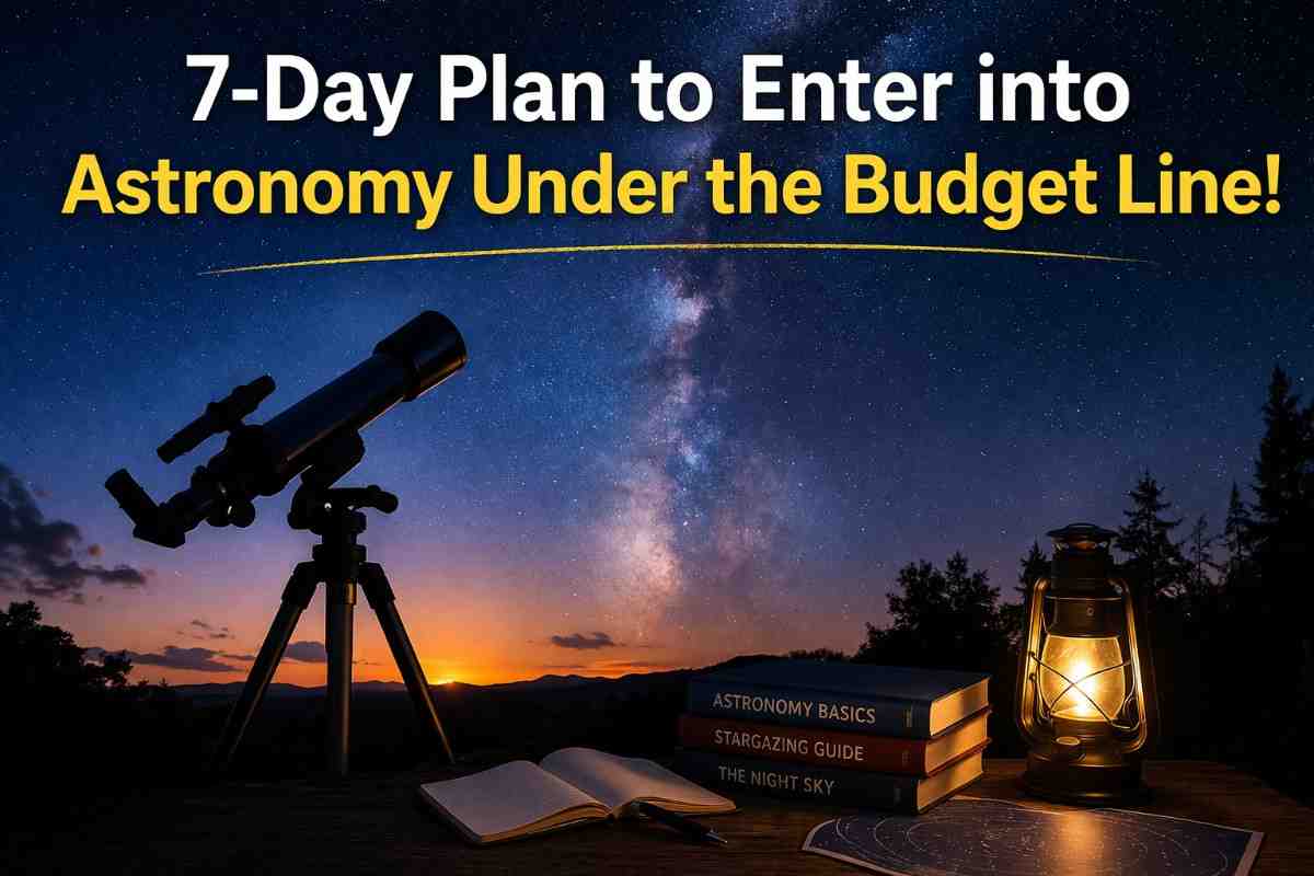 7-Day Plan to Enter into Astronomy Under the Budget