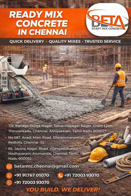 Ready Mix Concrete in Chennai