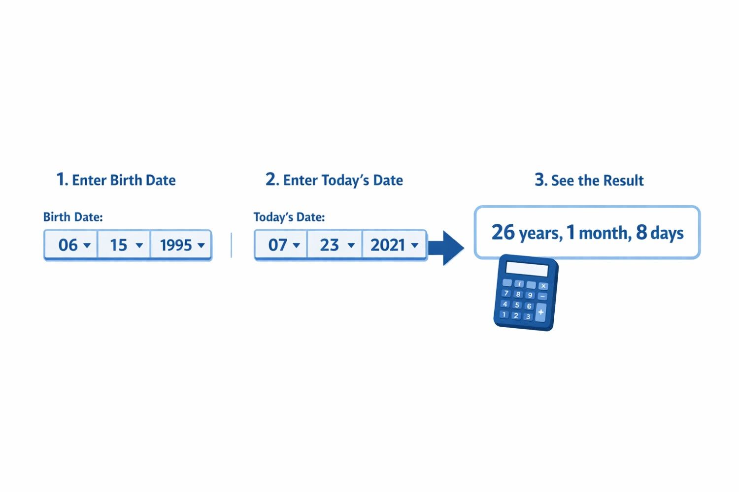 Easy Age Calculator: Easy Way to Find Your Age Online