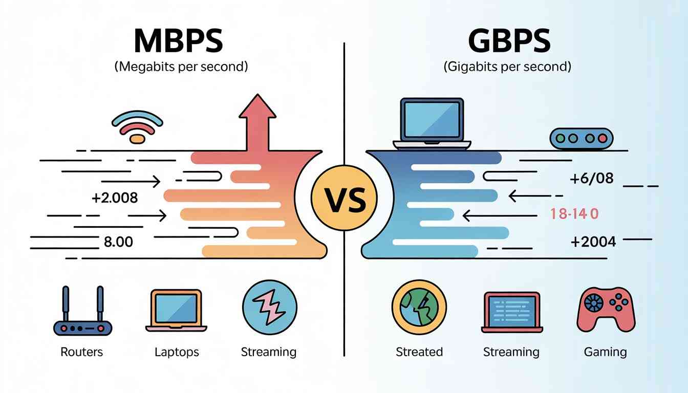Mbps vs Gbps – Key Differences Explained