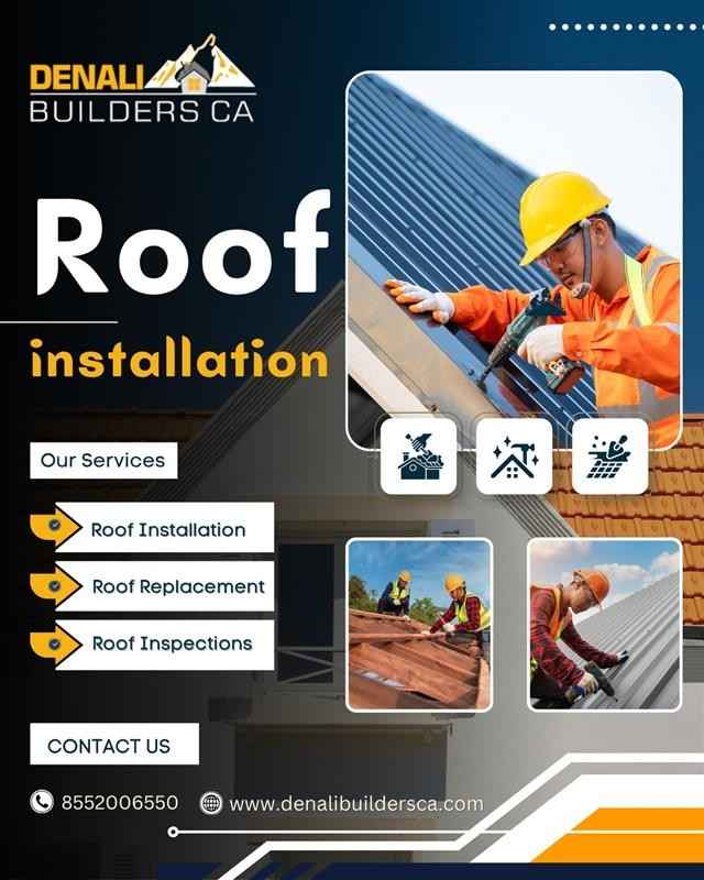Roof Installation Services by Denali Builders & Roofing