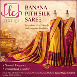 The Banana Pith Silk Saree