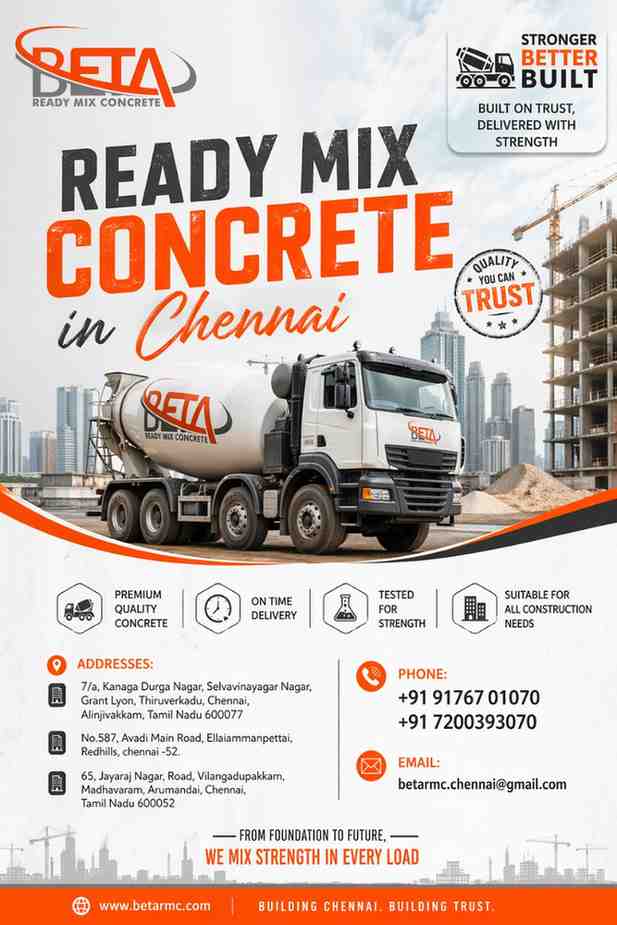 Ready Mix Concrete in Chennai