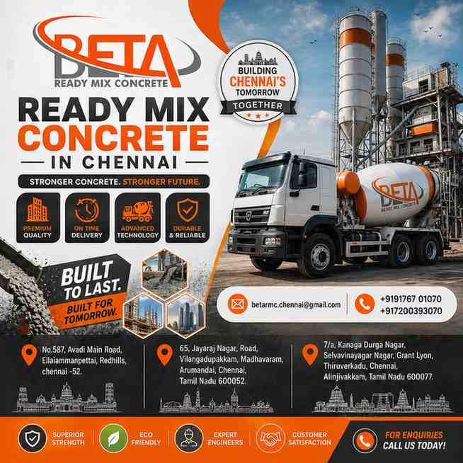 Ready mix concrete in chennai