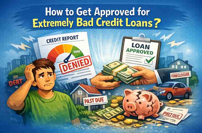 How to Get Approved for Extremely Bad Credit Loans?