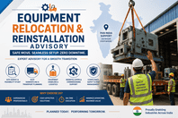 How to Manage  Equipment Relocation Service in India