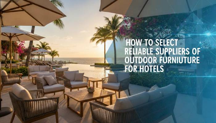 Select Reliable Supplier of Outdoor Furniture for Hotel