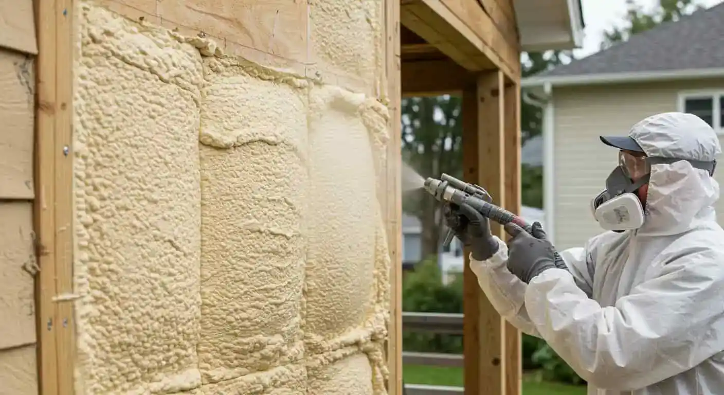 Open-Cell Spray Foam Insulation for Homes in Garner, NC