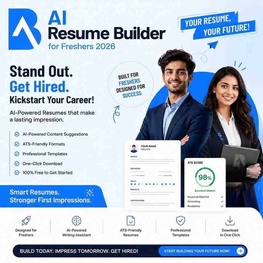 AI Resume Builder for Freshers 2026