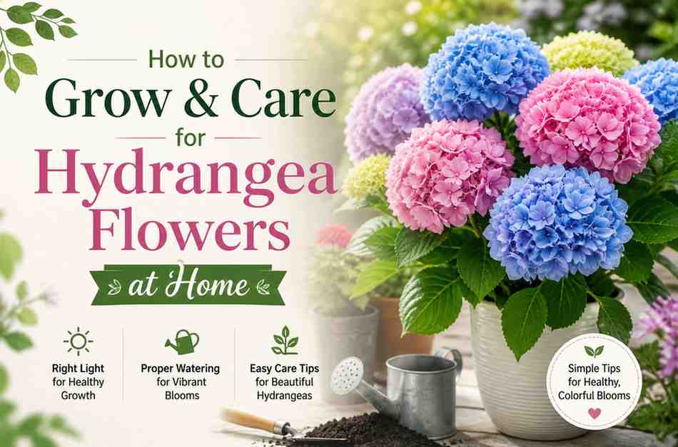 How to Grow and Care for Hydrangea Flowers at Home