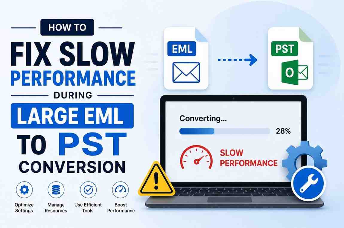 How to Fix Slow Performance in EML to PST Conversion ?