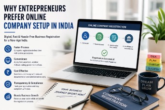 Why Entrepreneurs Prefer Online Company Setup in India