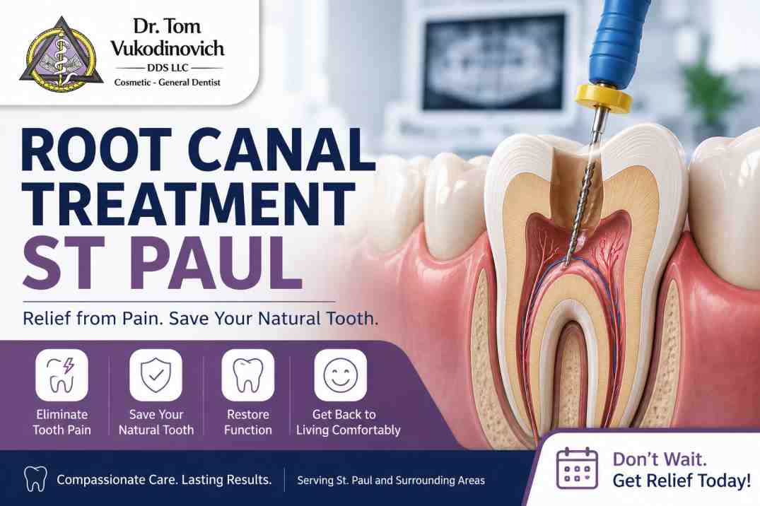 Root Canal Treatment St Paul: Signs, Pain & Relief