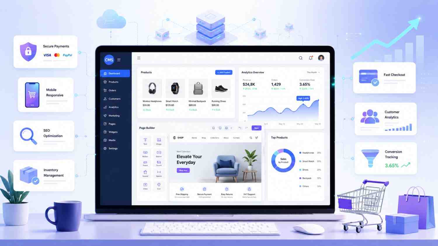 E-Commerce CMS for High-Converting Stores