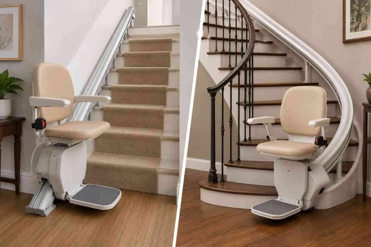Buying Used Stairlifts: Straight vs Curved