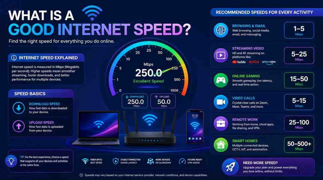 What Is a Good Internet Speed? The Complete 2026 Guide