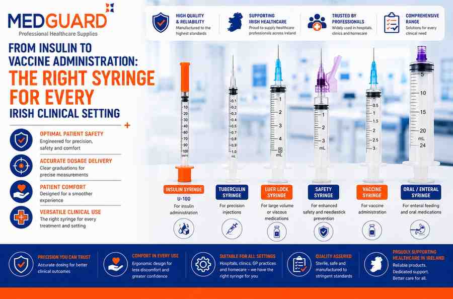 Right Syringes for Irish Clinical Care | Medguard