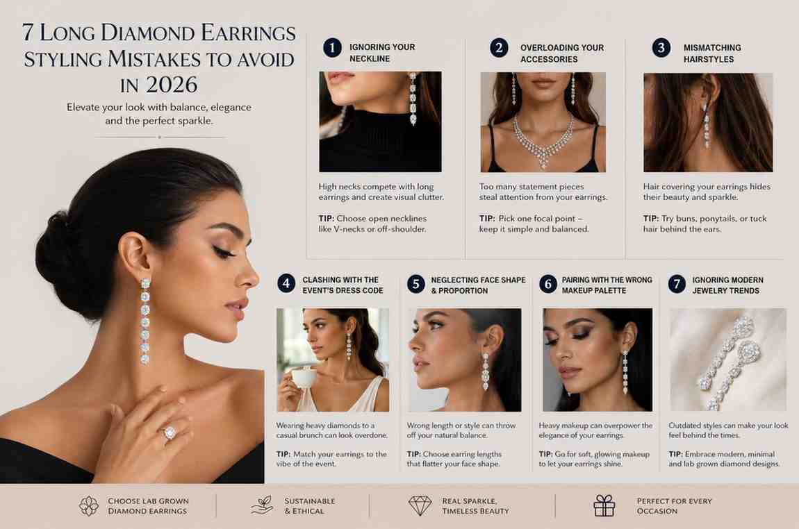 7 Diamond Earrings Styling Mistakes to Avoid in 2026