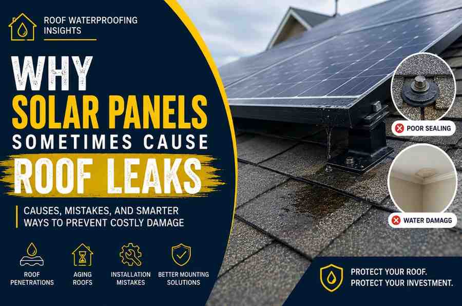 Why Solar Panels Sometimes Cause Roof Leaks