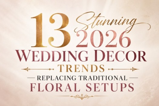13 Wedding Decor Replacing Traditional Floral Setups!