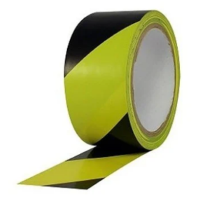 Hazard Striped Duct Tape